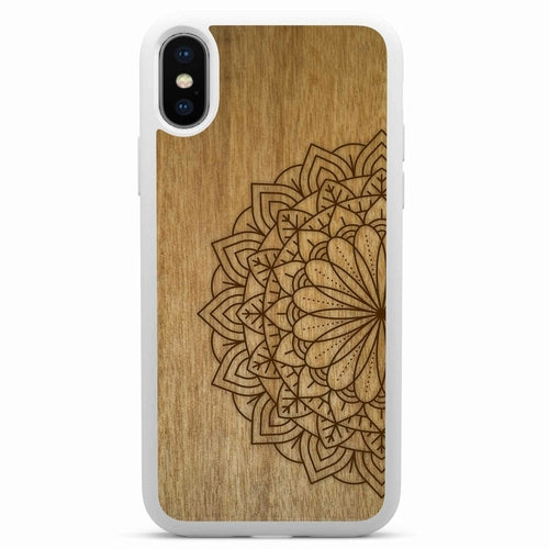 Sacred Mandala Wood MagSafe Phone Case