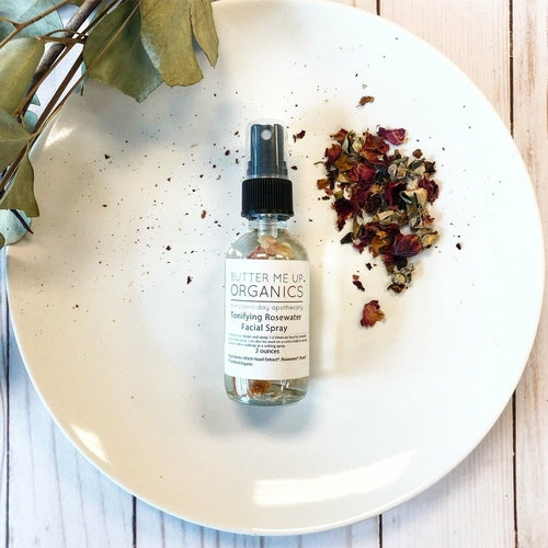 Organic Rosewater Facial Mist | Toner + Setting Spray
