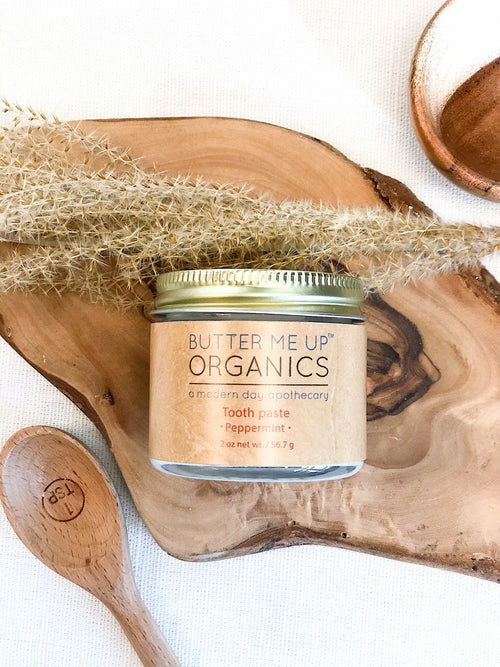 Organic Remineralizing Toothpaste | Whitening Formula Peppermint