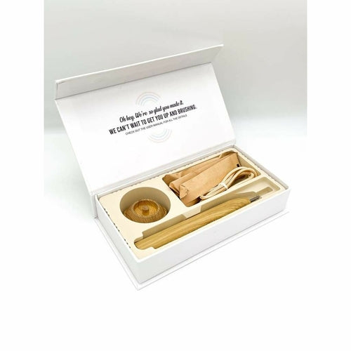 Bamboo Sonic Electric Toothbrush Set | 3 Brush Heads