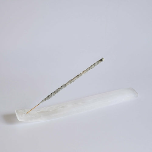 Selenite Incense Holder | Crystal Cleansing Tray