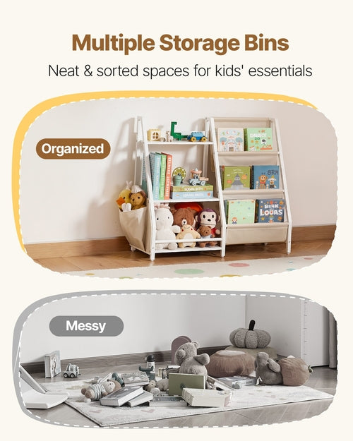 Kids Bookshelf & Toy Organizer