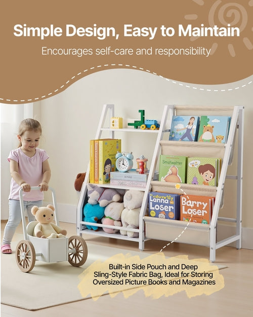 Kids Bookshelf & Toy Organizer