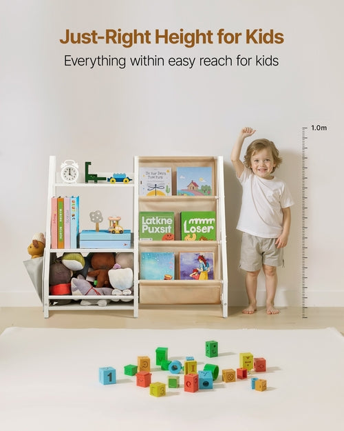 Kids Bookshelf & Toy Organizer