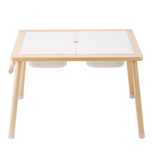 Kids Sensory Activity Table with Paper Roll